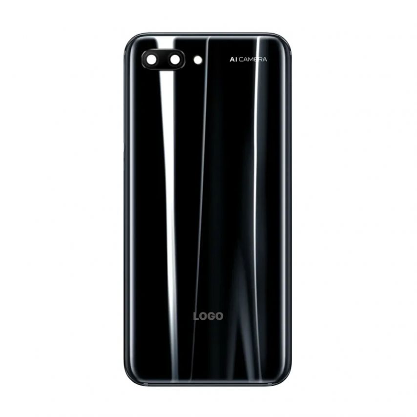 Задняя крышка для Huawei Honor 10 со стеклом камеры black High Quality