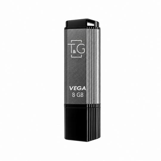 Флеш-пам'ять USB T&G Vega 8GB USB 2.0 (121) grey - купити за 213.28 грн у Києві, Україні