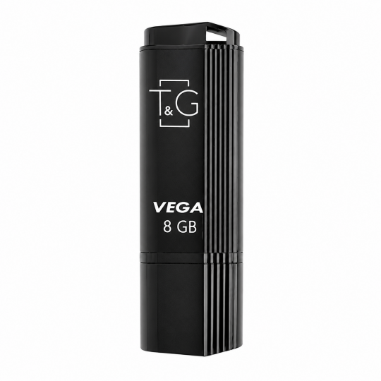 Флеш-пам'ять USB T&G Vega 8GB USB 2.0 (121) black - купити за 213.28 грн у Києві, Україні