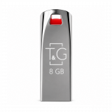 Флеш-пам'ять USB T&G Stylish 8GB USB 2.0 (115) хром