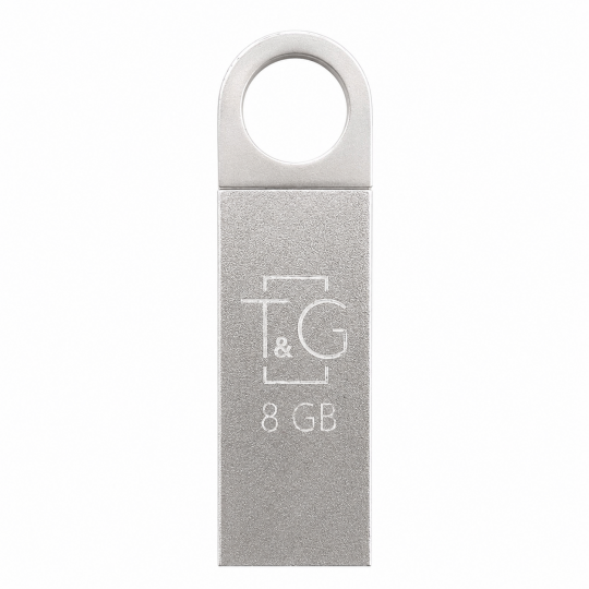 Флеш-пам'ять USB T&G Metal 8GB USB 2.0 (026) silver - купити за 220.01 грн у Києві, Україні