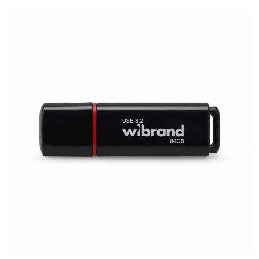 Флеш-пам'ять USB Wibrand Scarab 64GB USB 3.2 Gen1 black
