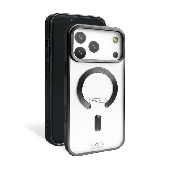 Чехол с функцией MagSafe для Apple iPhone 18 Pro black (09) матовый - купить за 231.54 грн в Киеве, Украине