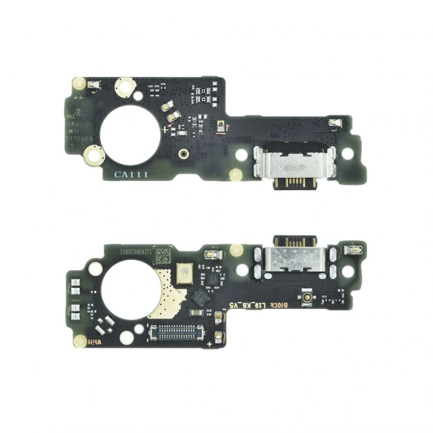 Шлейф (нижня плата) для Xiaomi Poco M5, Redmi 10 5G з роз'ємом зарядки і мікрофоном High Quality
