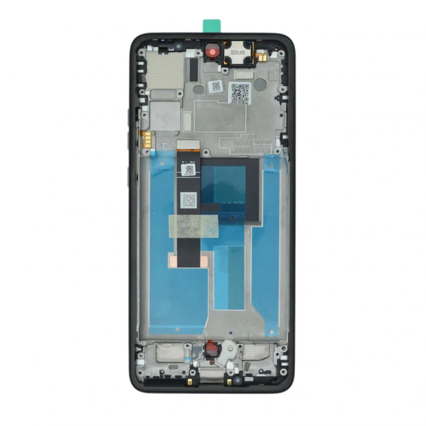 Дисплей (LCD) для Motorola Moto Edge 50 Neo XT2409 з тачскріном та рамкою grey (P-OLED) Original Quality