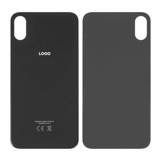 Задня кришка для Apple iPhone X (великий виріз під камеру) black Original Quality - купити за 150.42 грн у Києві, Україні