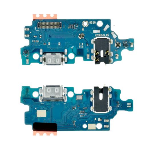 Flat cable Samsung A23 5G/A236 with charge connector + mic + hands free Original Quality/ з роз'ємом живлення, гарнітури та мікрофоном - купити за 538.80 грн у Києві, Україні