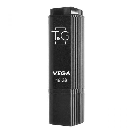 Флеш-пам'ять USB T&G Vega 16GB USB 2.0 (121) black - купити за 271.80 грн у Києві, Україні
