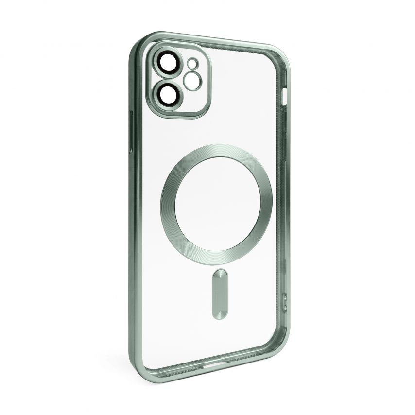 Чехол с функцией MagSafe для Apple iPhone 11 green (05) матовый