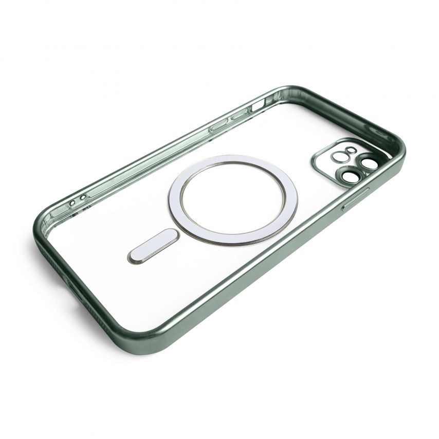 Чехол с функцией MagSafe для Apple iPhone 11 green (05) матовый