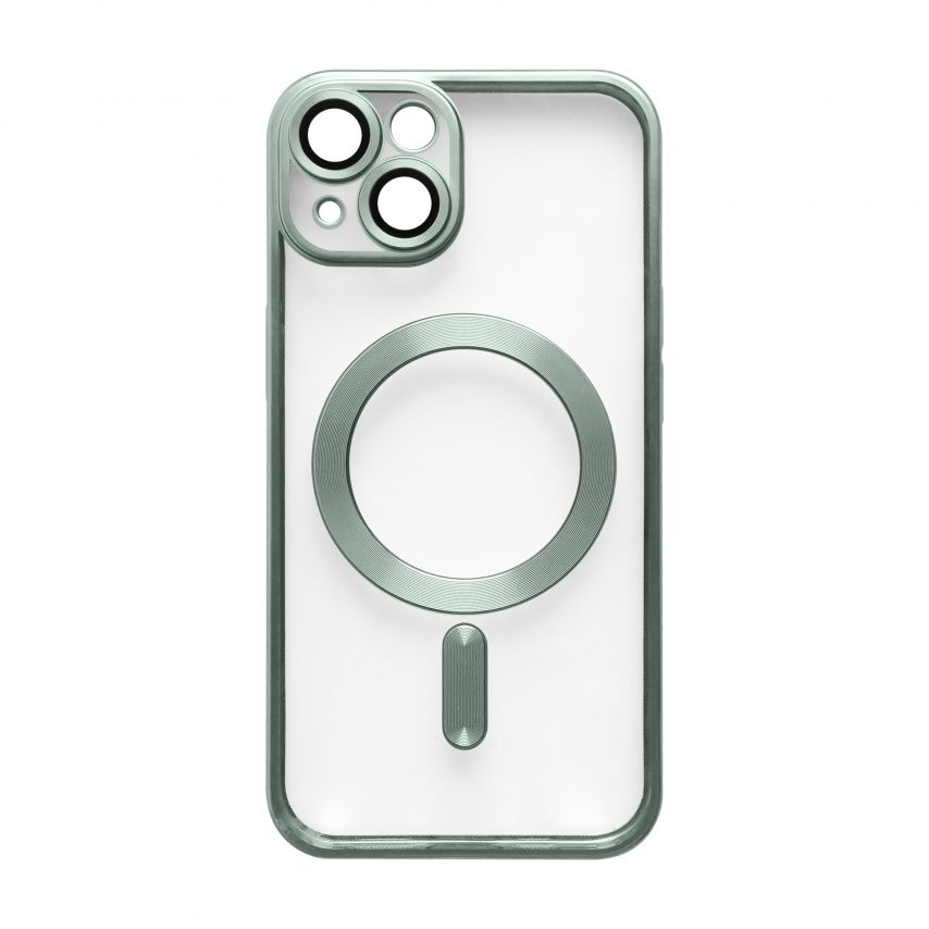 Чохол із функцією MagSafe для Apple iPhone 13 green (05) матовий