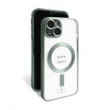 Чохол із функцією MagSafe для Apple iPhone 13 green (05) матовий