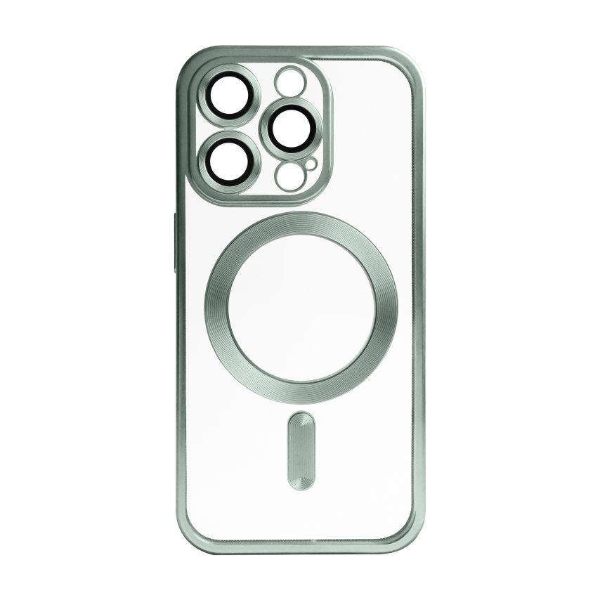 Чохол with MagSafe для iPhone 13 Pro Max (05) green matte
