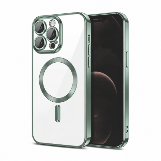 Чохол with MagSafe для iPhone 14 Pro (05) green matte