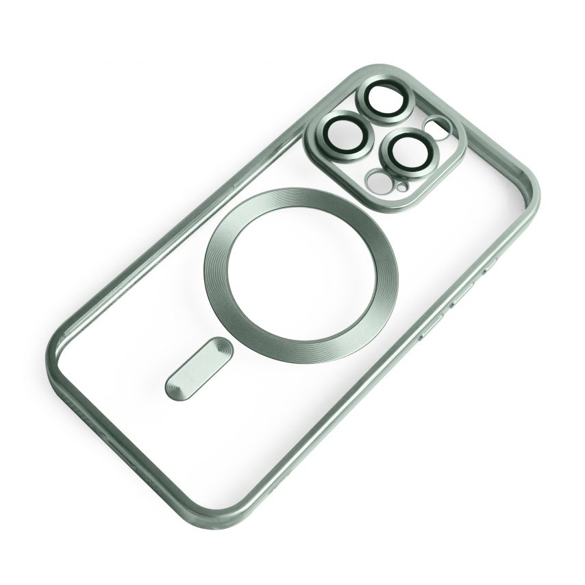 Чохол with MagSafe для iPhone 14 Pro (05) green matte