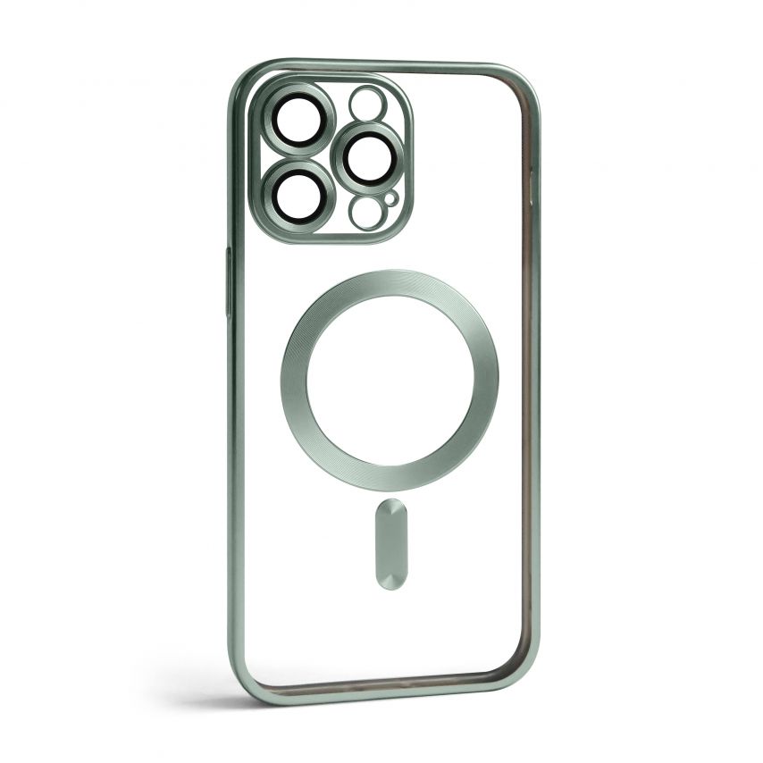 Чохол with MagSafe для iPhone 14 Pro Max (05) green matte