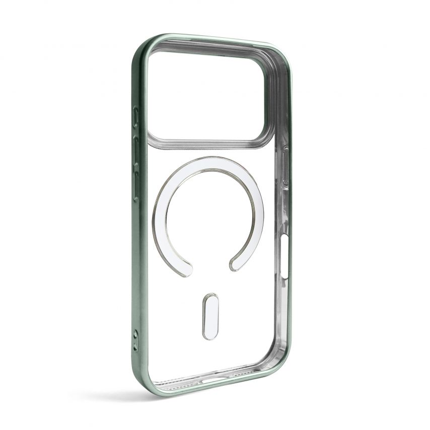 Чехол с функцией MagSafe для Apple iPhone 17 Pro green (05) матовый