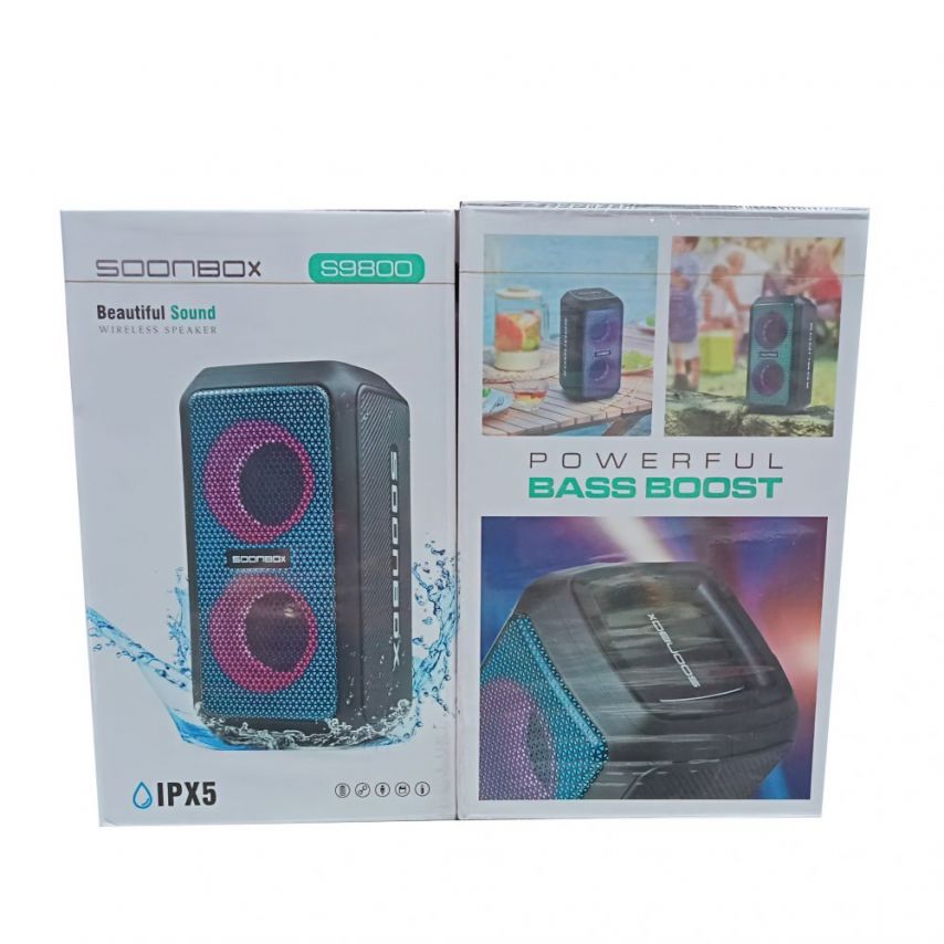 Портативна колонка Soonbox S9800 20W (2*10W) blue