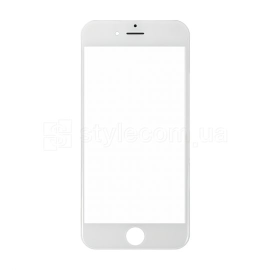 Стекло для переклейки для Apple iPhone 6 Plus с рамкой без OCA-плёнки white Original Quality