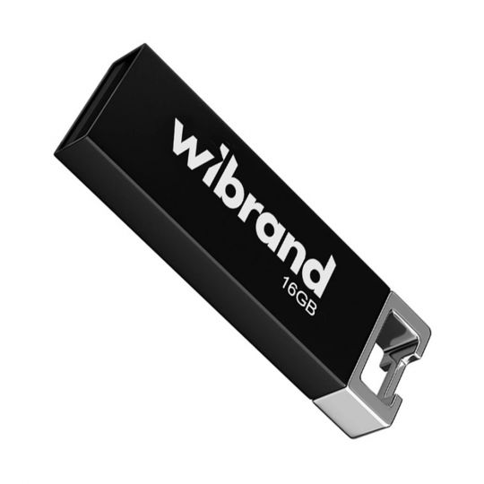 Флеш-пам'ять USB Wibrand Chameleon 16GB USB 2.0 black - купити за 280.20 грн у Києві, Україні