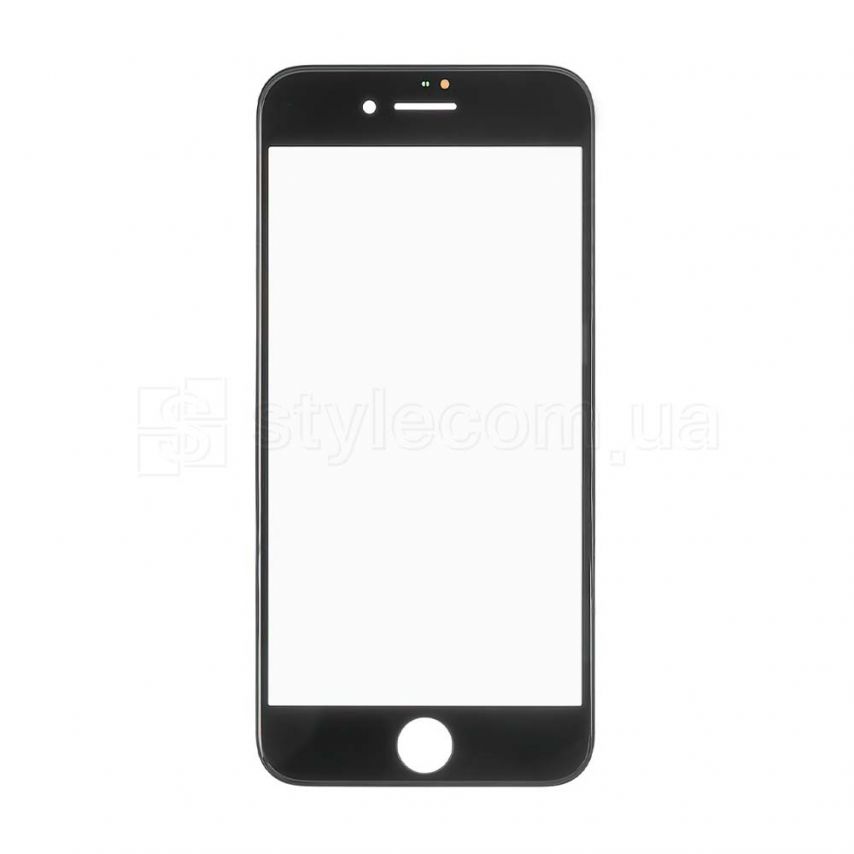 Скло для переклеювання для Apple iPhone 8 з рамкою без OCA-плівки black Original Quality