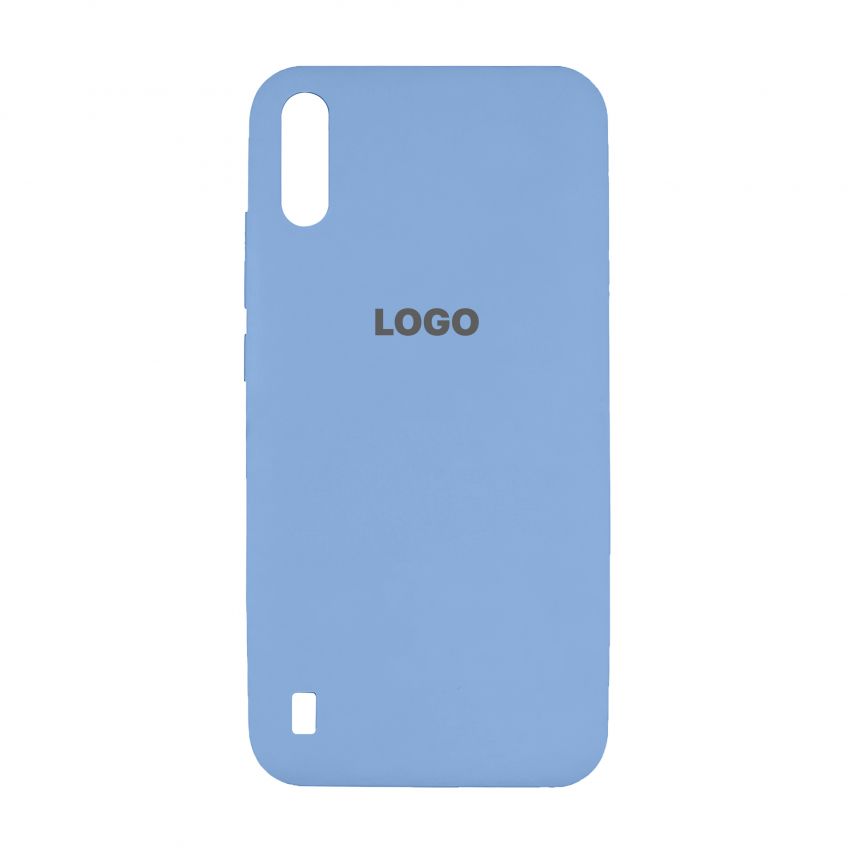 Чохол Original Silicone для Samsung Galaxy A01/A015 (2019) light blue (05)
