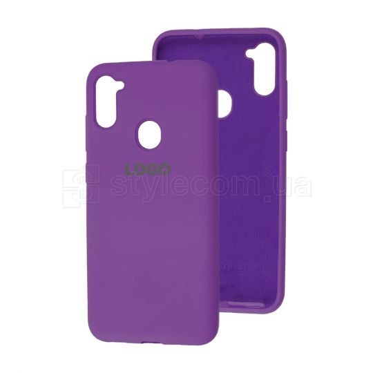 Чехол Original Silicone для Samsung Galaxy A11/A115 (2020) violet (36)