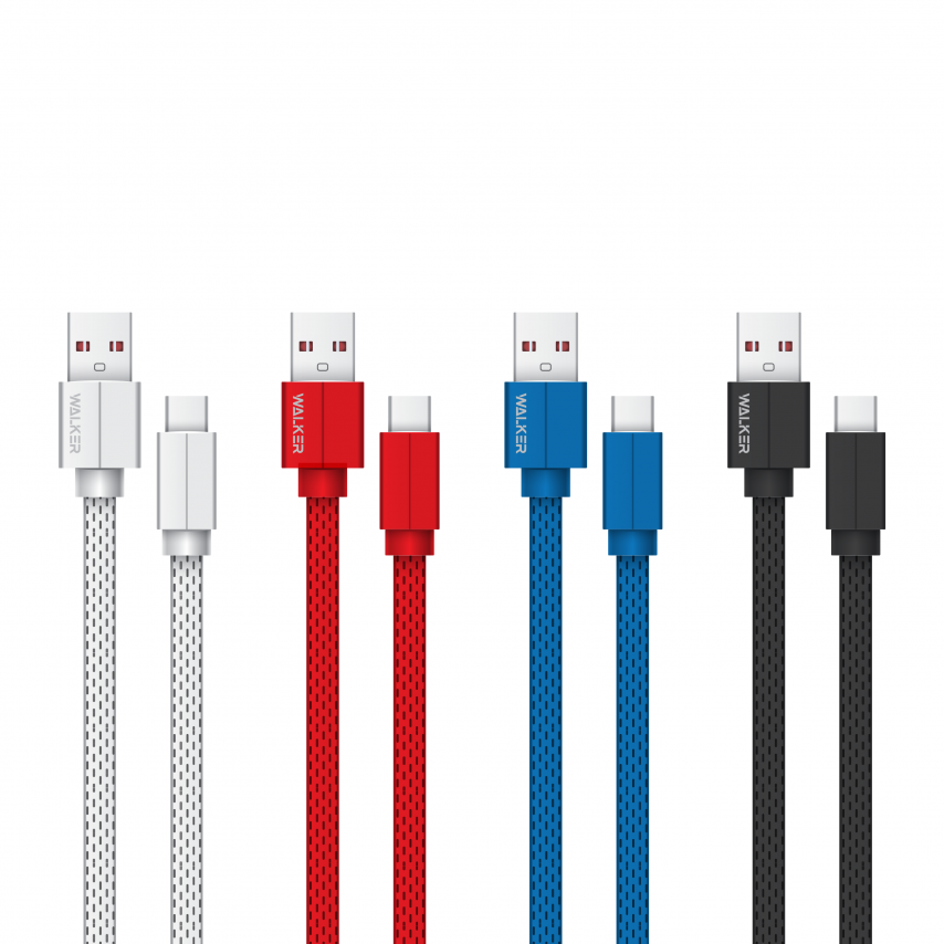 Кабель USB WALKER C755 Lightning red