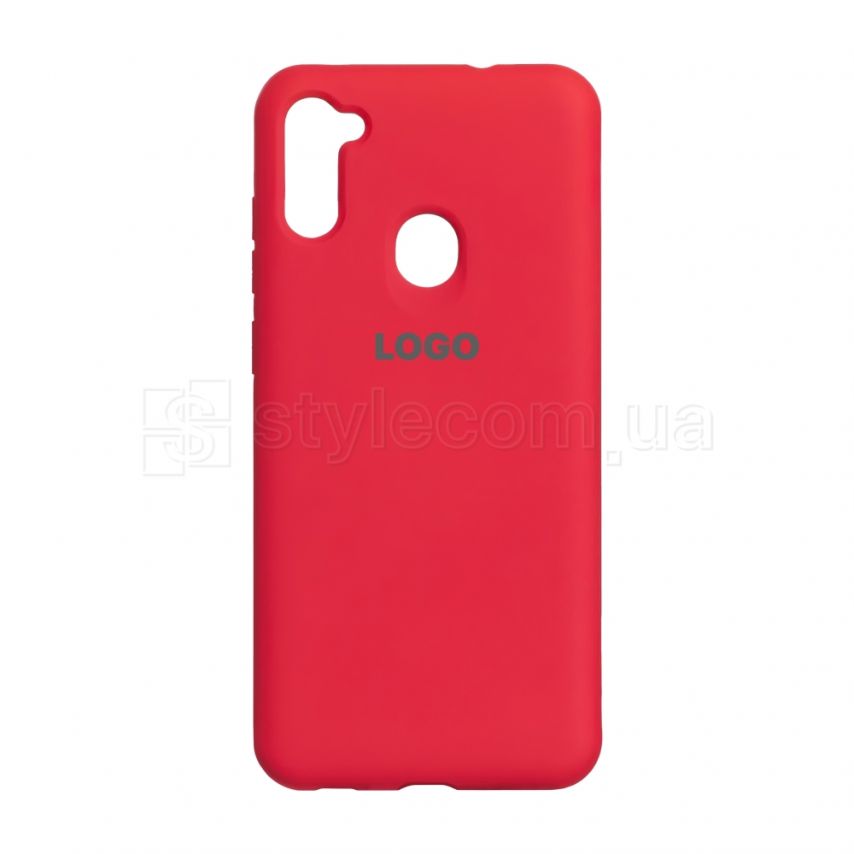 Чехол Original Silicone для Samsung Galaxy M11/M115 (2020) red (14)