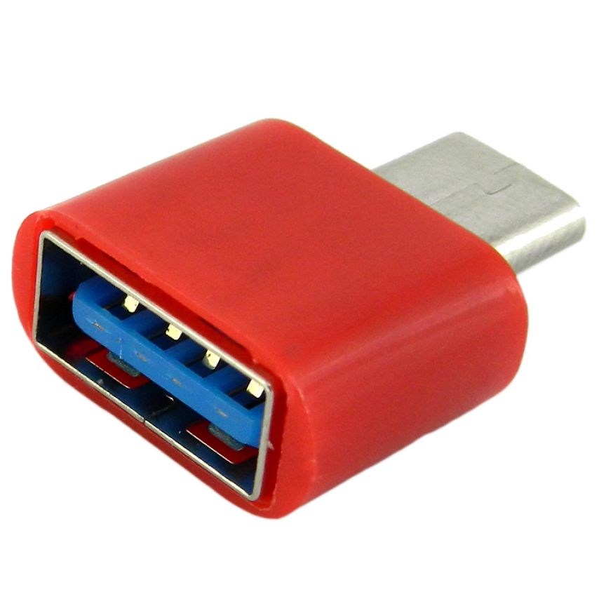 Переходник OTG WALKER USB to Type-C NO-01 mix color