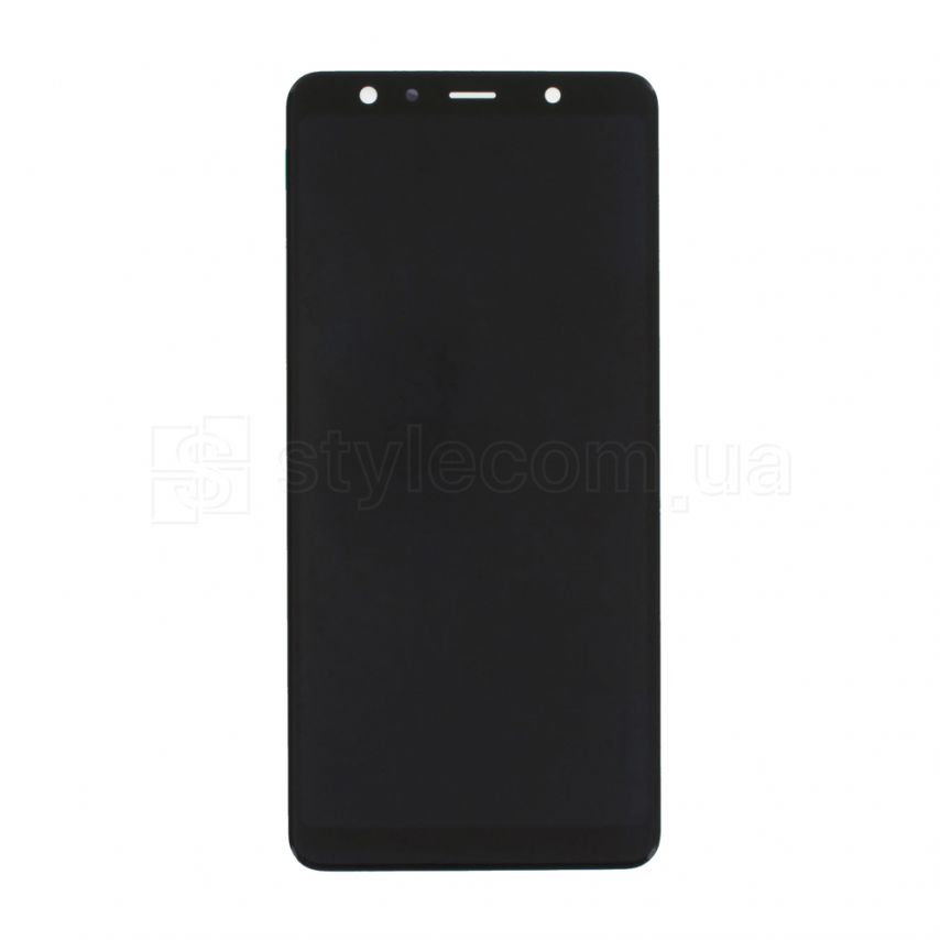 Дисплей (LCD) для Samsung Galaxy A7/A750 (2018) з тачскріном black Service Original (PN:GH96-12078A)