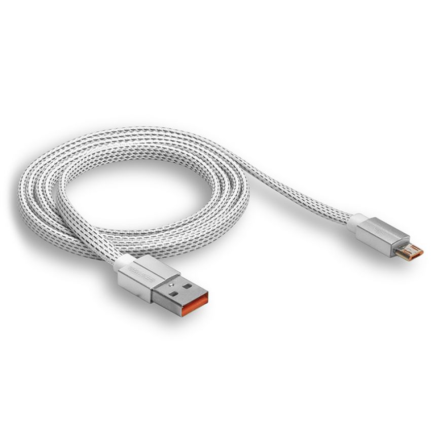 Кабель USB WALKER C755 Micro white