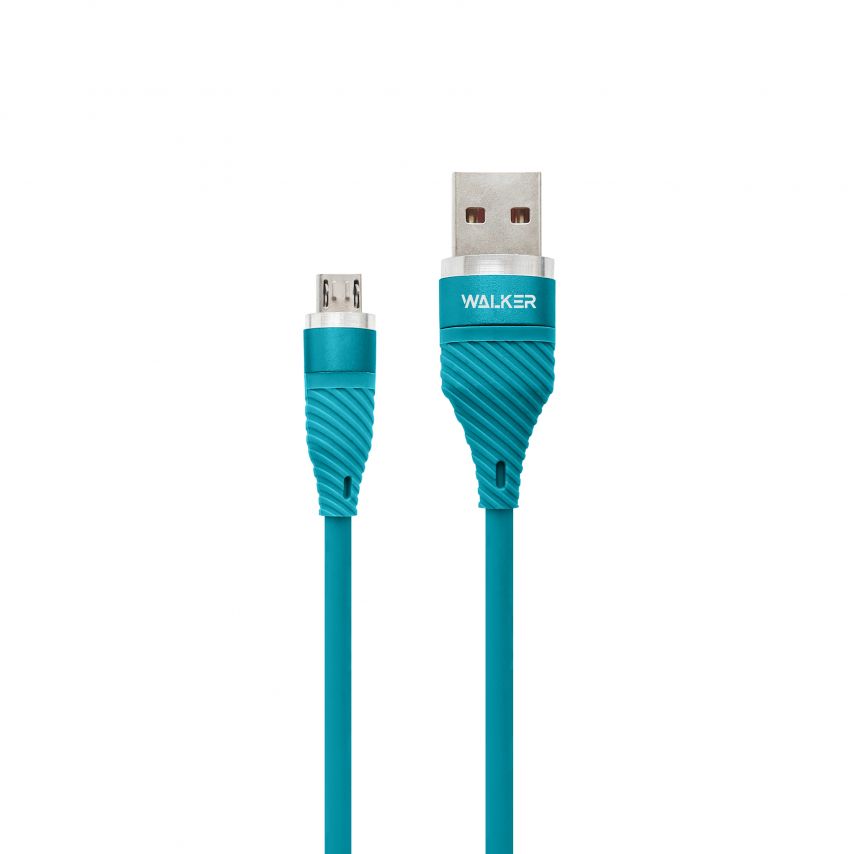 Кабель USB WALKER C735 Micro blue