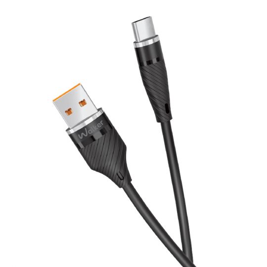 Кабель USB WALKER C735 Type-C black - купить за 136.44 грн в Киеве, Украине
