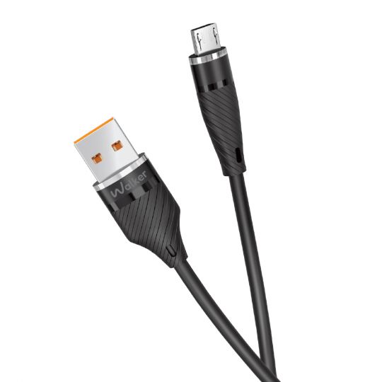 Кабель USB WALKER C735 Micro 2м black - купить за 174.10 грн в Киеве, Украине