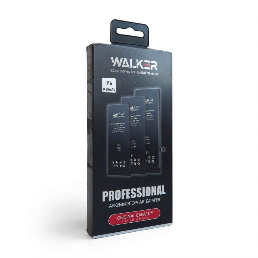 Аккумулятор WALKER Professional для Apple iPhone 4 (1430mAh)