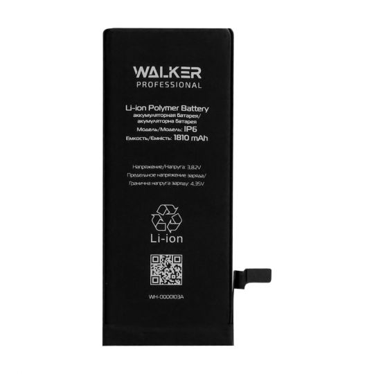 Аккумулятор WALKER Professional для Apple iPhone 6 (1810mAh)