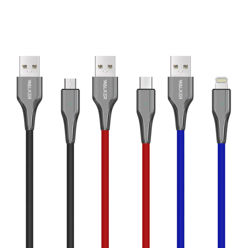 Кабель USB WALKER C930 Intelligent Type-C red