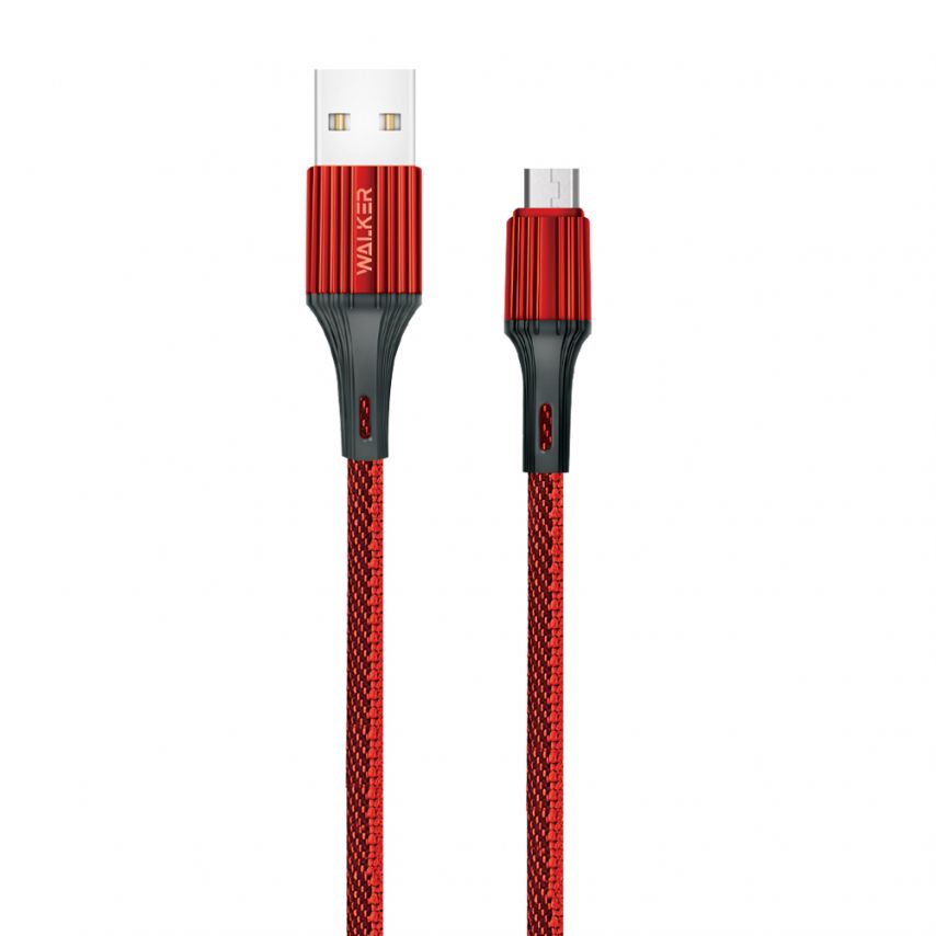 Кабель USB WALKER C705 Micro red