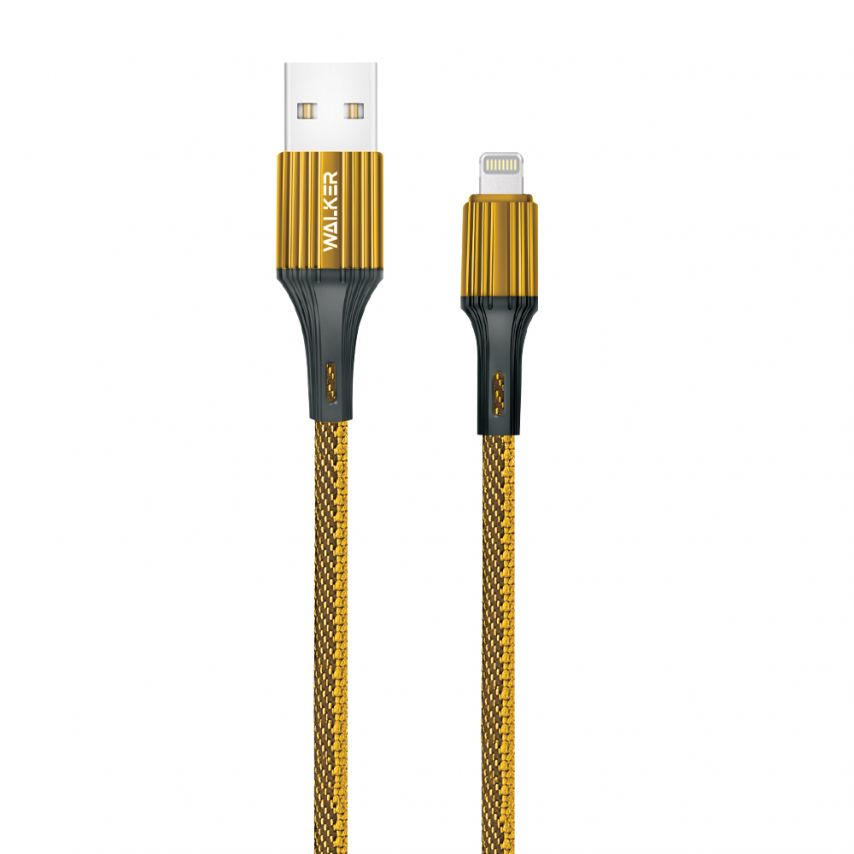 Кабель USB WALKER C705 Lightning gold