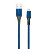 Кабель USB WALKER C705 Lightning dark blue