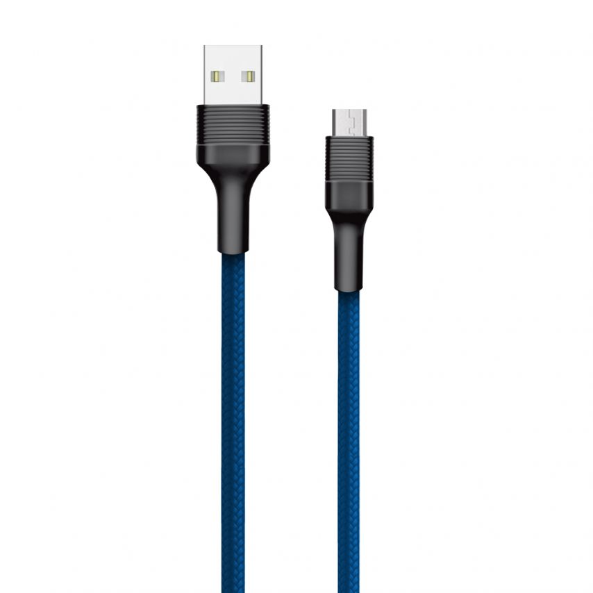 Кабель USB WALKER C575 Micro dark blue