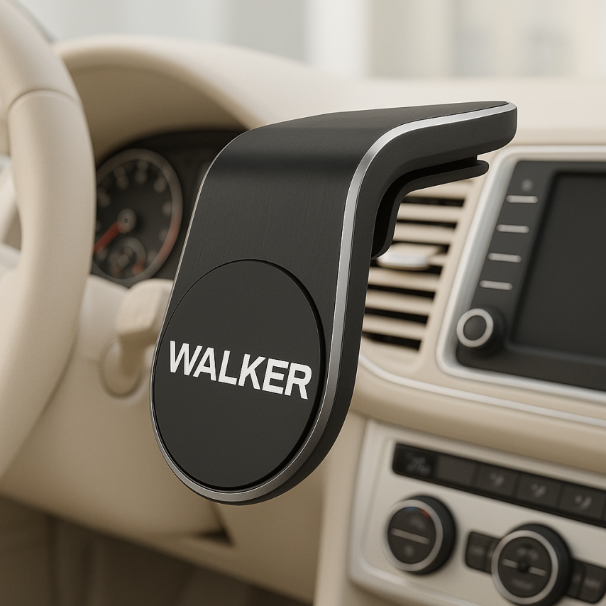 Автодержатель магнитный WALKER CX-004 black