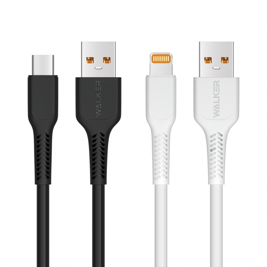 Кабель USB WALKER C315 Lightning white