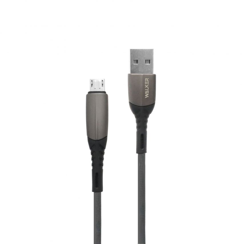 Кабель USB WALKER C920 Micro dark grey
