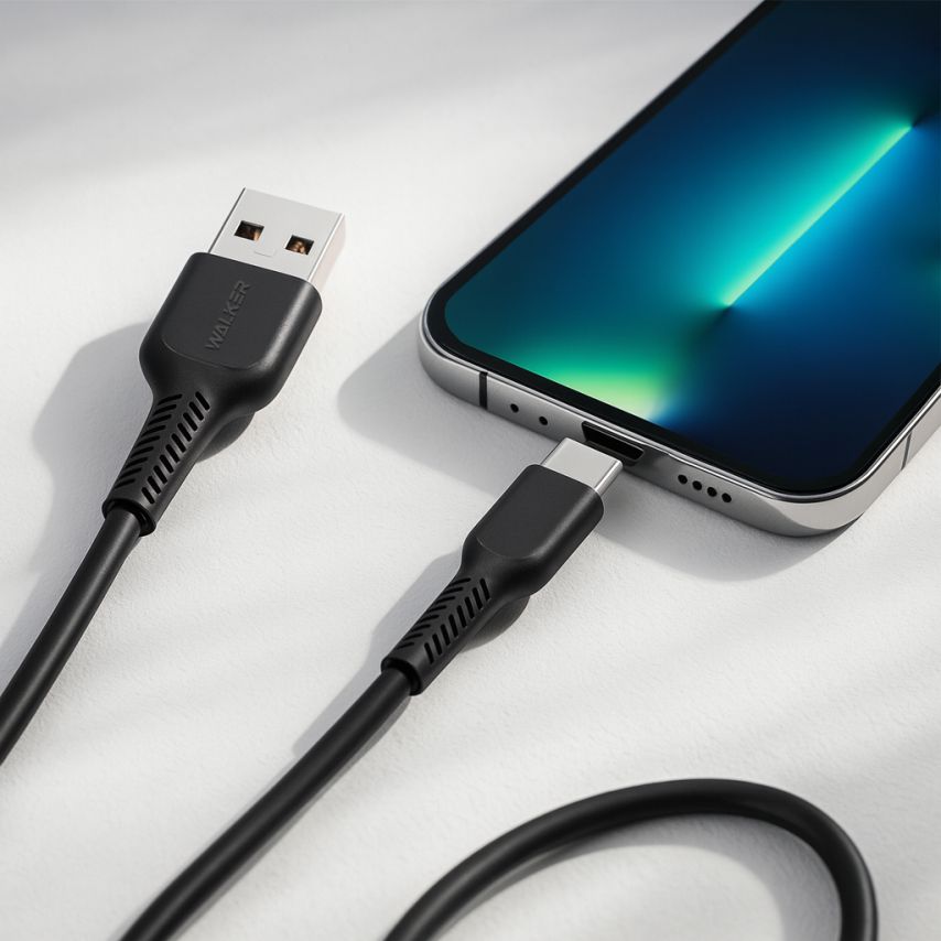 Кабель USB WALKER C315 Type-C black