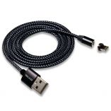 Кабель USB WALKER C590 Lightning Magnetic black - купити за 226.80 грн у Києві, Україні