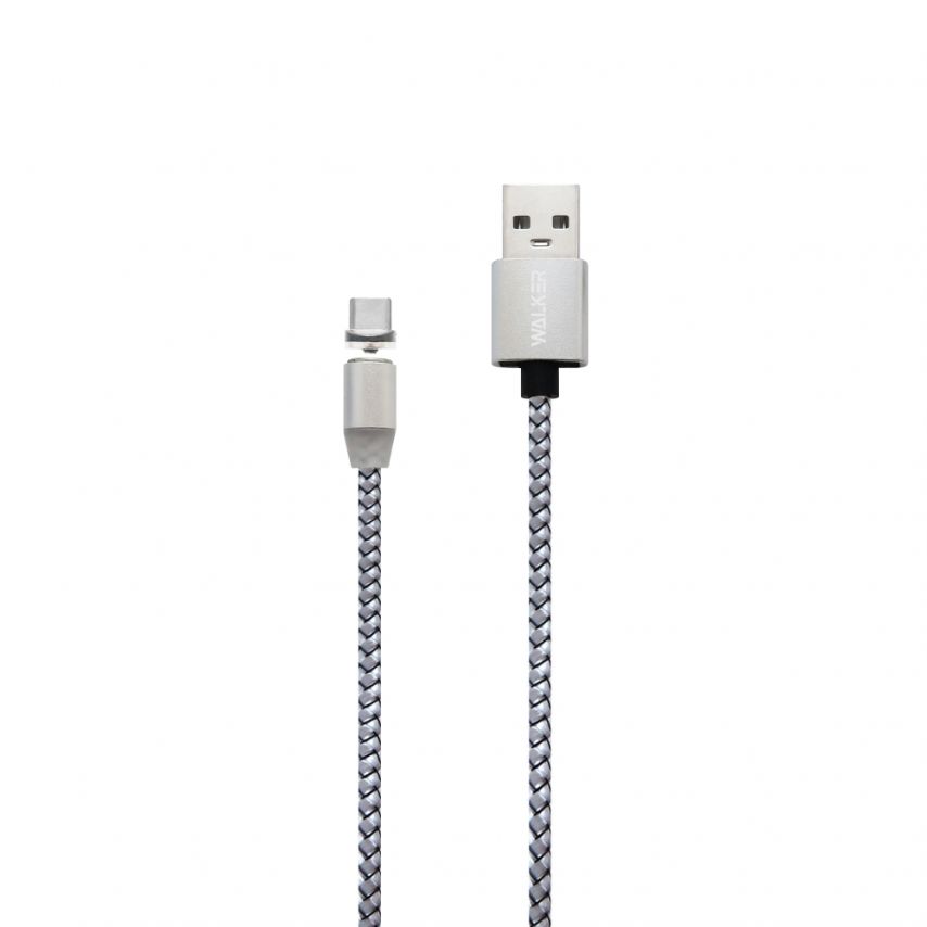 Кабель USB WALKER C590 Type-C Magnetic grey
