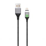 Кабель USB WALKER C970 Lightning Magnetic black - купити за 378.00 грн у Києві, Україні