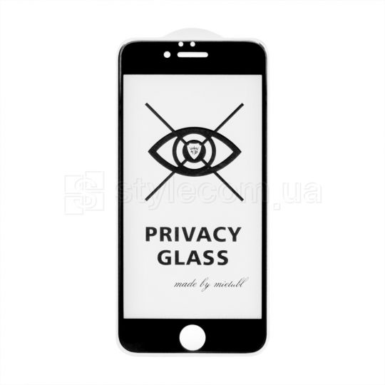 Защитное стекло Privacy для Apple iPhone 6, 6s black